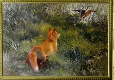 Eluding the Fox, 1912 by Bruno Andreas Liljefors